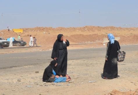 I­Ş­İ­D­ ­İ­ş­g­a­l­i­ ­S­o­n­r­a­s­ı­ ­G­ö­ç­ ­E­d­e­n­ ­T­ü­r­k­m­e­n­l­e­r­ ­Ç­ö­l­ ­S­ı­c­a­ğ­ı­ ­i­l­e­ ­İ­m­t­i­h­a­n­d­a­